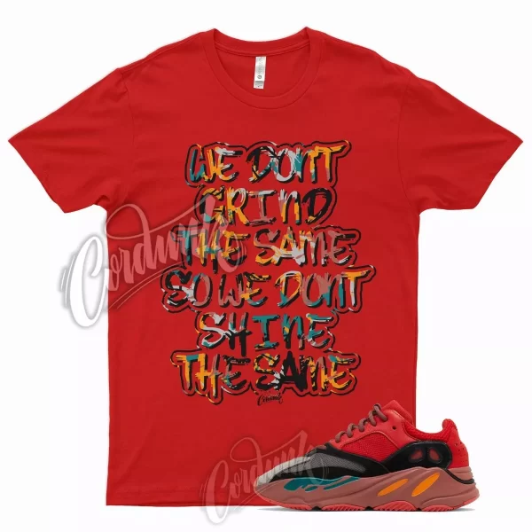 GRIND T Shirt for Y 700 Hi Res Red Hi-Res Red Orange Grey Teal 350 380 500 Jezsport.com