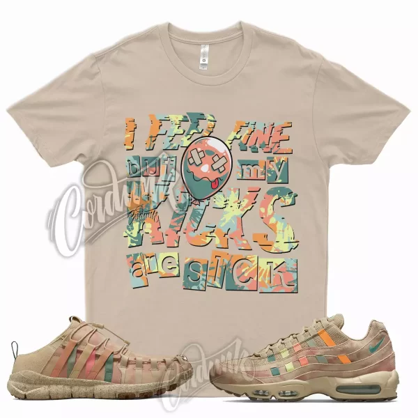 SICK Shirt for Air Max 95 N7 Grain Fossil Rose Crater Orange Trail Moc Low Jezsport.com