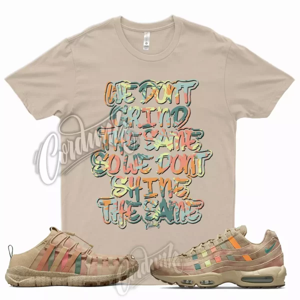 GRIND Shirt for Air Max 95 N7 Grain Fossil Rose Crater Orange Trail Moc Low Jezsport.com