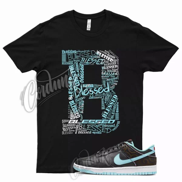 BLESS T Shirt for N Dunk Low Retro SE Black White Chile Red Copa Blue Pixel 1 Jezsport.com