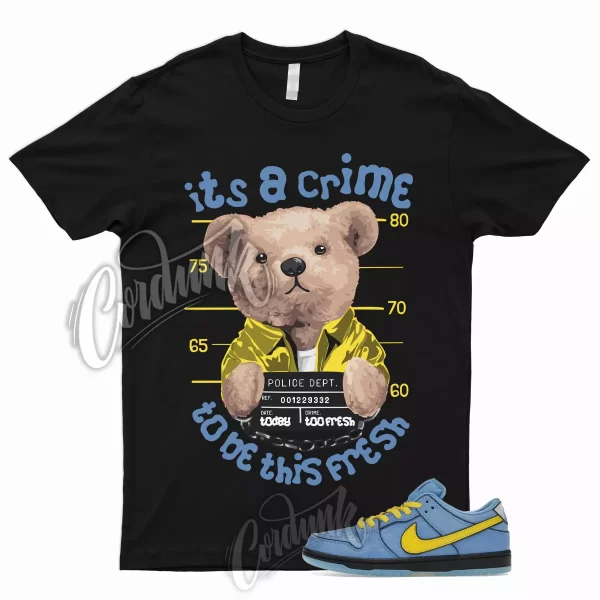 CRIME T Shirt for Dunk Low SB Bubbles Blue Chill Deep Royal Active Pink Girls 1 Jezsport.com