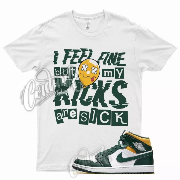 SICK T Shirt for J1 1 Mid Pine Nobel Sonic Green Spartan Seattle Pollen Low Jezsport.com