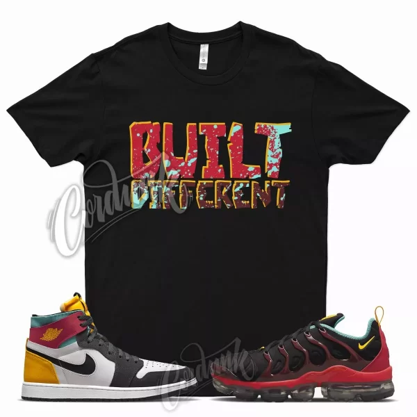 BUILT Shirt for N Vapormax Plus University Red Washed Teal University Gold 1 Jezsport.com