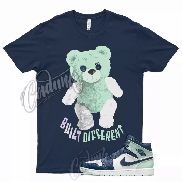 Navy BD T Shirt for J1 1 Mystic Blue Mint Foam 6 Tropical Twist Low Mid 5 Jezsport.com