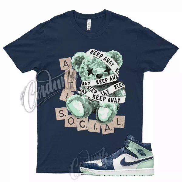 Navy ANTI T Shirt for J1 1 Mystic Blue Mint Foam 6 Tropical Twist Low Mid 5 Jezsport.com