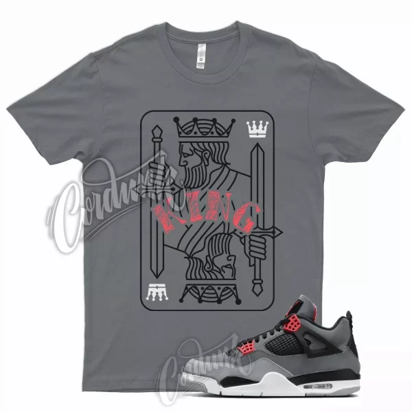 KING T Shirt for J1 4 Infrared 6 Dark Grey 23 Black Cement Mid High Low 1 5 Jezsport.com