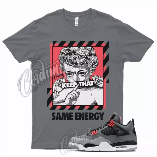 ENERGY Shirt for J1 4 Infrared 6 Dark Grey 23 Black Cement Mid High Low 1 5 Jezsport.com