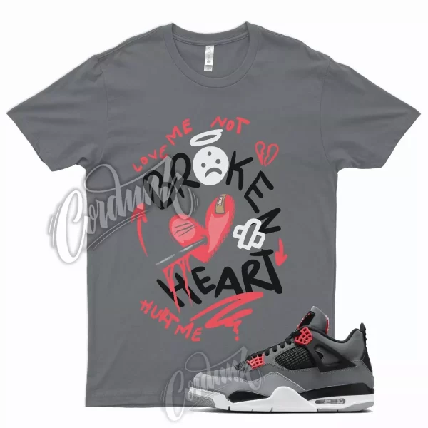 BROKEN Shirt for J1 4 Infrared 6 Dark Grey 23 Black Cement Mid High Low 1 5 Jezsport.com