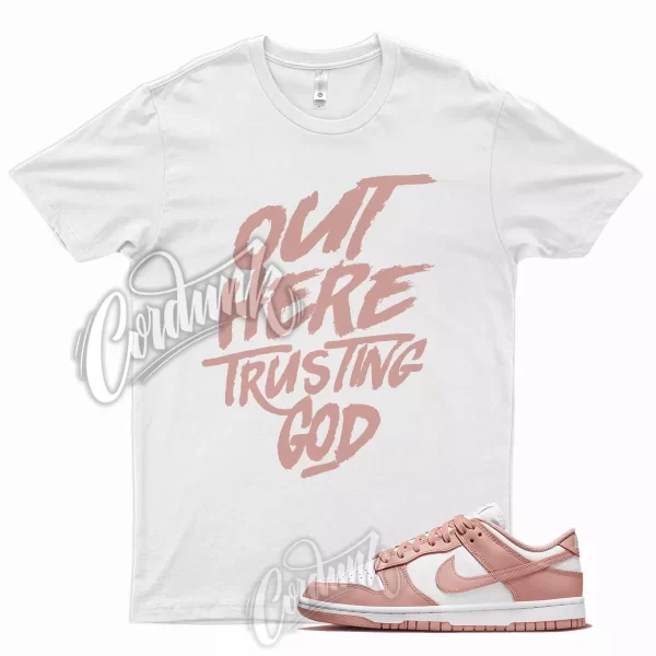 TG T Shirt for WMNS Dunk Low Rose Whisper Foamposite Gold 1 Mid High Jezsport.com