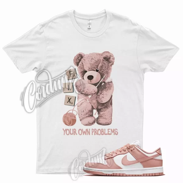 FIX T Shirt for WMNS Dunk Low Rose Whisper Foamposite Gold 1 Mid High Jezsport.com