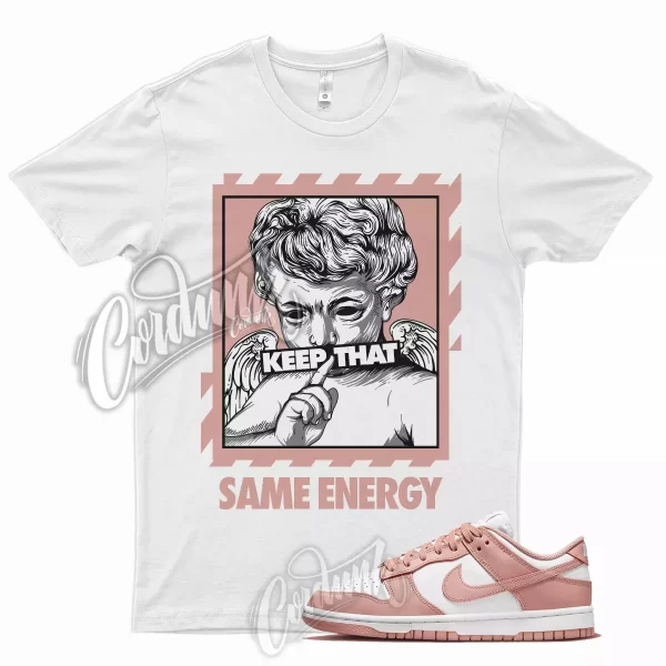 ENERGY T Shirt for WMNS Dunk Low Rose Whisper Foamposite Gold 1 Mid High Jezsport.com