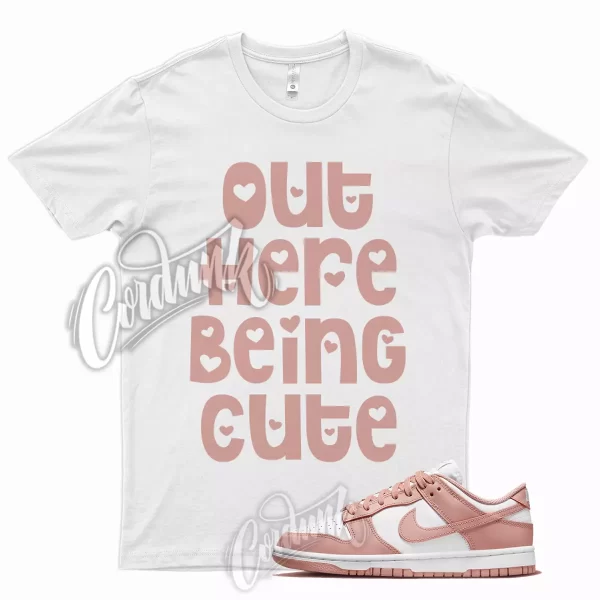 CUTE T Shirt for WMNS Dunk Low Rose Whisper Foamposite Gold 1 Mid High Jezsport.com