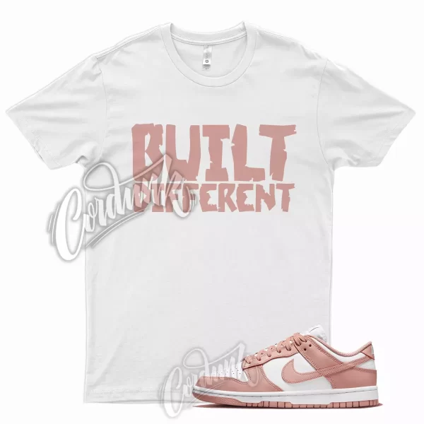 BUILT T Shirt for WMNS Dunk Low Rose Whisper Foamposite Gold 1 Mid High Jezsport.com