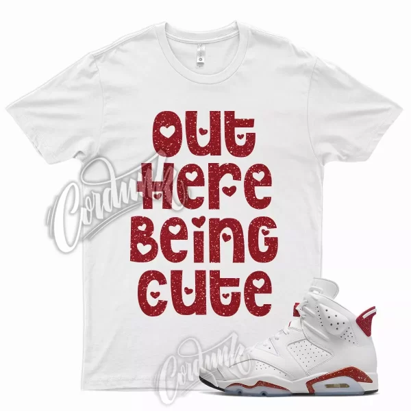 CUTE T Shirt for J1 6 Red Oreo University Red Varsity Gym Bred Carmine 6 1 Jezsport.com