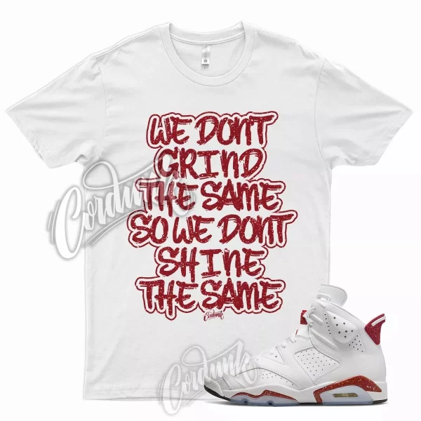 GRIND T Shirt for J1 6 Red Oreo University Red Varsity Gym Bred Carmine 6 1 Jezsport.com