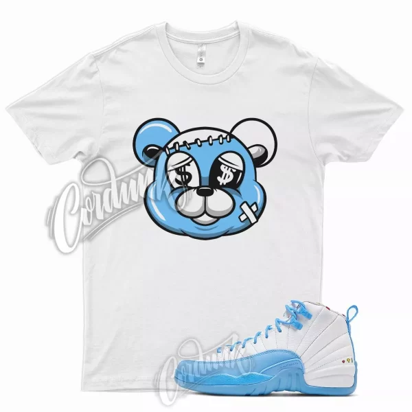 STITCHES Shirt for J1 12 GS Emoji UNC Powder Blue Carolina 3 6 1 University Jezsport.com