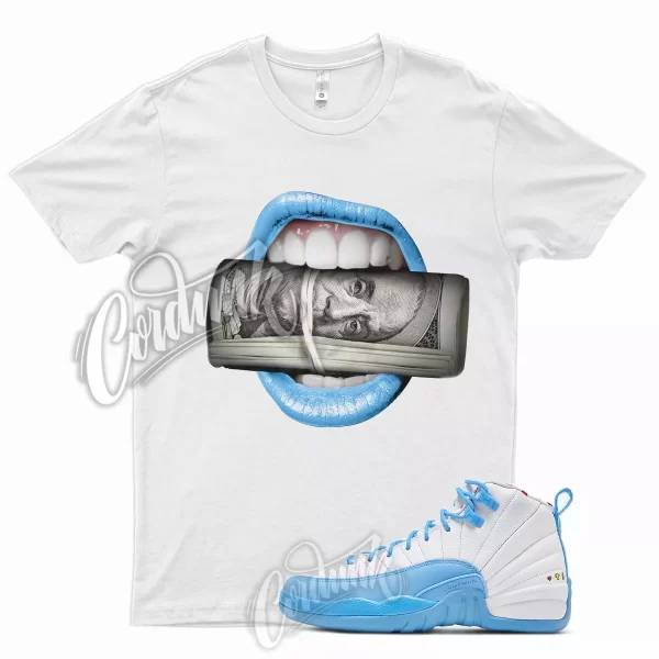 ROLL T Shirt for J1 12 GS Emoji UNC Powder Blue Carolina 3 6 1 University Jezsport.com