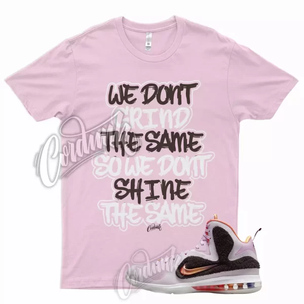 GRIND T Shirt for Lebron 14 Regal Pink Multi Color Velvet Brown Ice Cream Milk 1 Jezsport.com