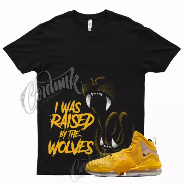 WOLVES Shirt for Lebron 19 University Gold Pollen 1 Del Sol 13 Yellow Hard Hat Jezsport.com