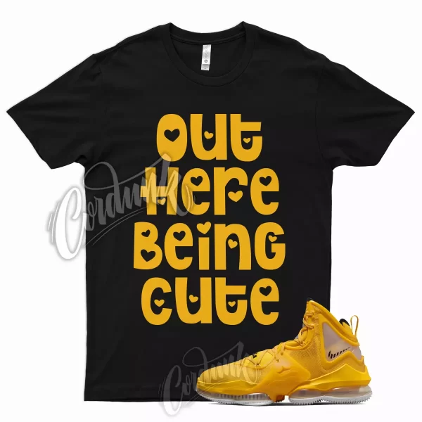 CUTE T Shirt for Lebron 19 University Gold Pollen 1 Del Sol 13 Yellow Hard Hat Jezsport.com