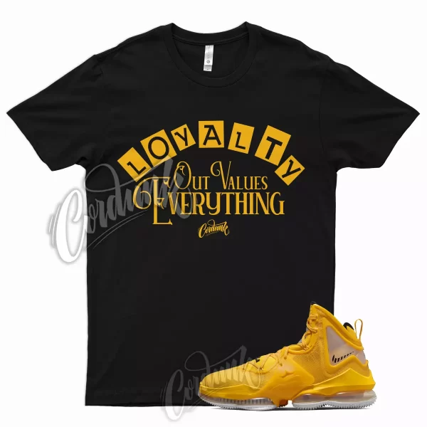 LOYAL Shirt for Lebron 19 University Gold Pollen 1 Del Sol 13 Yellow Hard Hat Jezsport.com