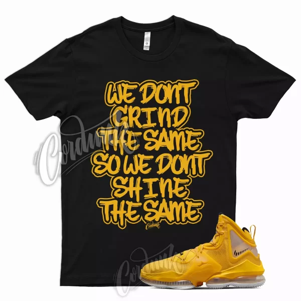 GRIND Shirt for Lebron 19 University Gold Pollen 1 Del Sol 13 Yellow Hard Hat Jezsport.com