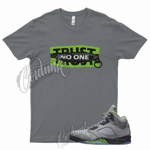 TRUST Shirt for J1 5 Green Bean Silver Flint Grey Chlorophyll 3 Mean Lime 1 Jezsport.com