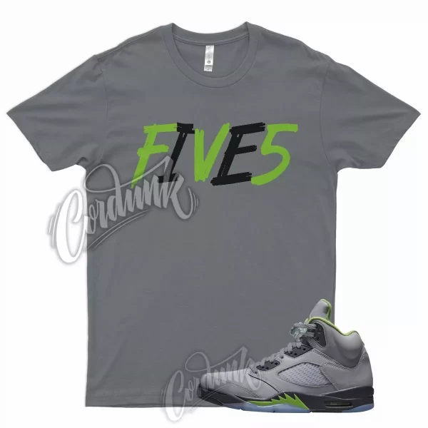 FIVES Shirt for J1 5 Green Bean Silver Flint Grey Chlorophyll 3 Mean Lime 1 Jezsport.com