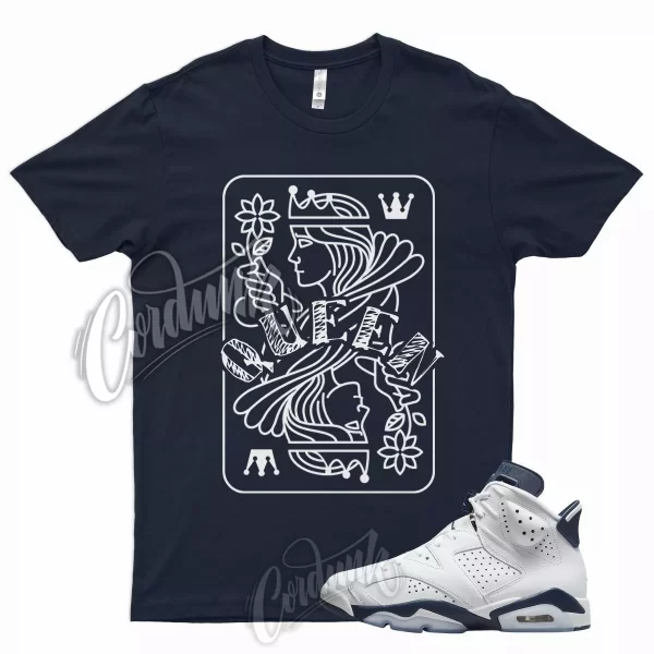 QUEEN T Shirt for J1 6 Midnight Navy 2022 Georgetown Dunk Uptempo Trainer 1 Jezsport.com