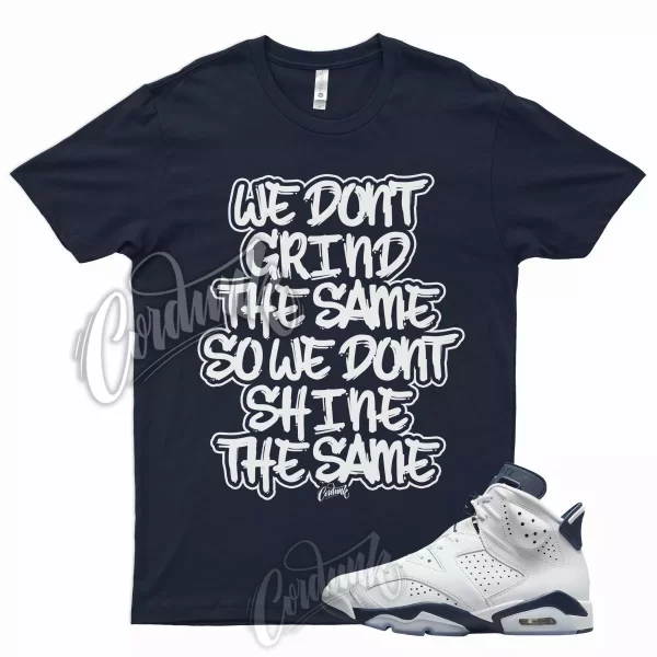 GRIND T Shirt for J1 6 Midnight Navy 2022 Georgetown Dunk Uptempo Trainer 1 Jezsport.com