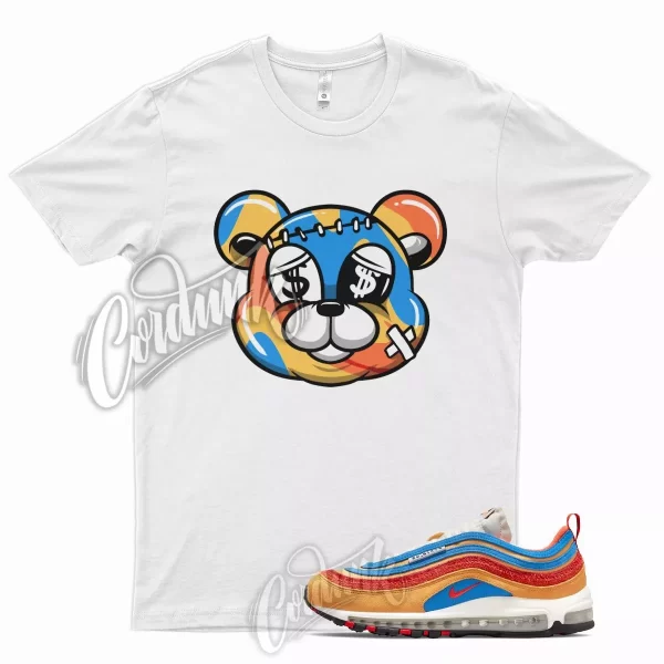 STITCH Shirt for N Air Max 97 Running Club AMRC Orange Blue Yellow Red 90 95 Jezsport.com