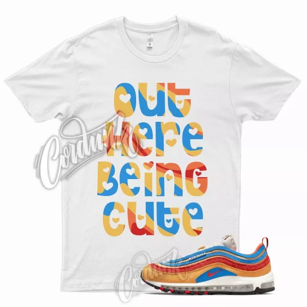 CUTE Shirt for N Air Max 97 Running Club AMRC Orange Blue Yellow Red 90 95 1 Jezsport.com