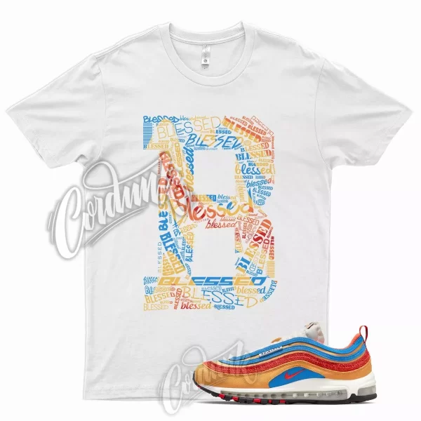 BLESS Shirt for N Air Max 97 Running Club AMRC Orange Blue Yellow Red 90 95 1 Jezsport.com