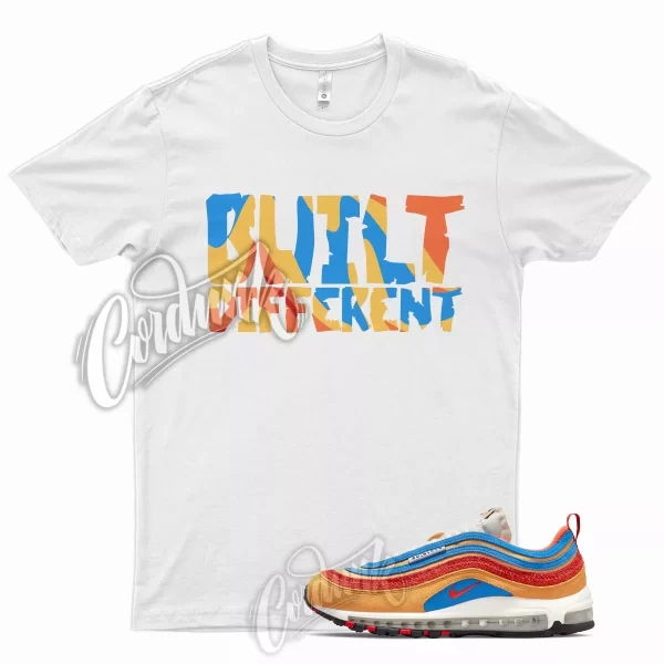 BUILT Shirt for N Air Max 97 Running Club AMRC Orange Blue Yellow Red 90 95 1 Jezsport.com