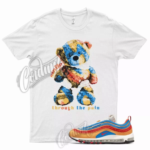 SMILE Shirt for N Air Max 97 Running Club AMRC Orange Blue Yellow Red 90 95 1 Jezsport.com