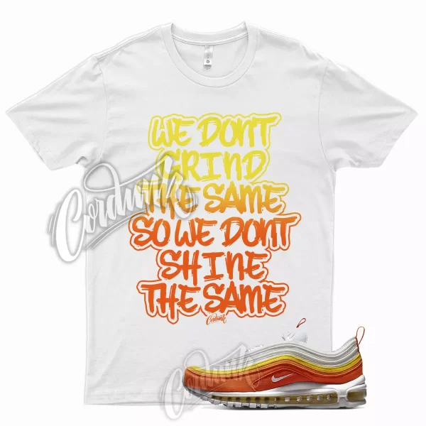 GRIND Shirt for Air Max 97 Rush Orange Vivid Sulfur Curry Fresh Sunset Plus Jezsport.com