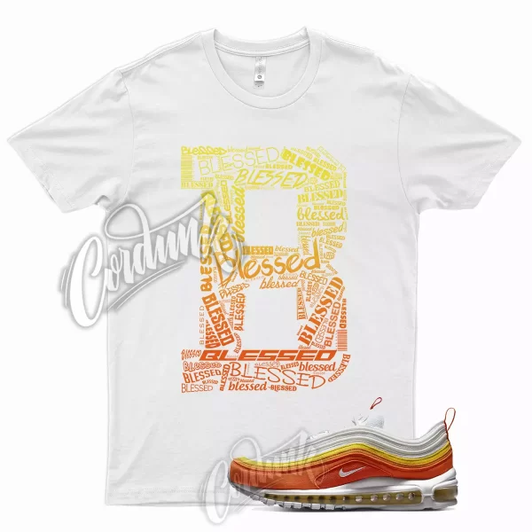 BLESS Shirt for Air Max 97 Rush Orange Vivid Sulfur Curry Fresh Sunset Plus Jezsport.com