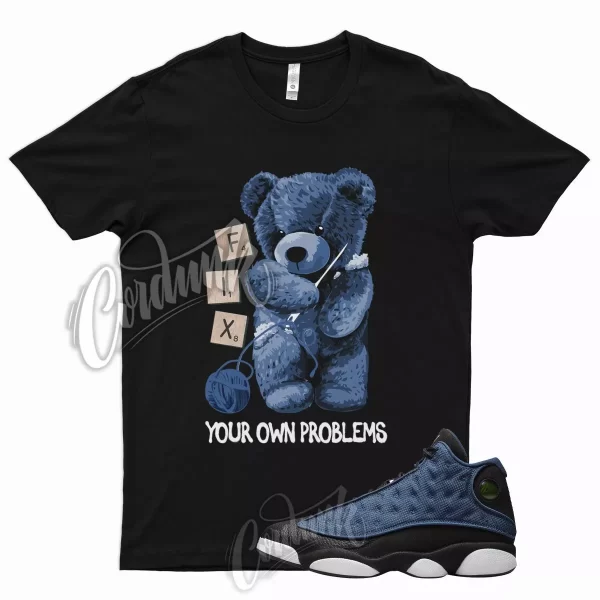 FIX T Shirt for Air J1 13 Brave Blue White University Flint Low Obsidian 1 5 Jezsport.com