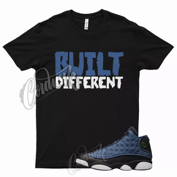 BUILT T Shirt for Air J1 13 Brave Blue White University Flint Low Obsidian 1 Jezsport.com