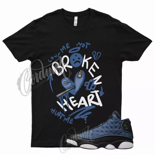 BROKE T Shirt for Air J1 13 Brave Blue White University Flint Low Obsidian 1 Jezsport.com