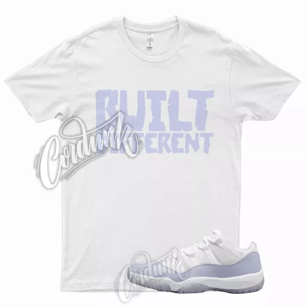 White BUILT T Shirt for J1 11 Low WMNS Pure Violet Purple Arctic Punch 1 Mid Jezsport.com