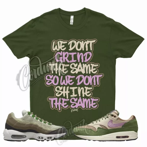 GRIND Shirt for N Air Max 1 NH Treeline 95 Earth Day Bordeaux Tan Brown Olive Jezsport.com