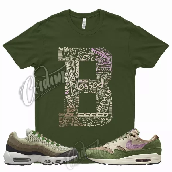 BLS Shirt for N Air Max 1 NH Treeline 95 Earth Day Bordeaux Tan Brown Olive 1 Jezsport.com