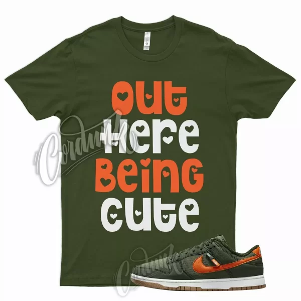 CUTE T Shirt for N Dunk Low Next Nature Sequoia Olive Orange Vapormax 95 97 1 Jezsport.com