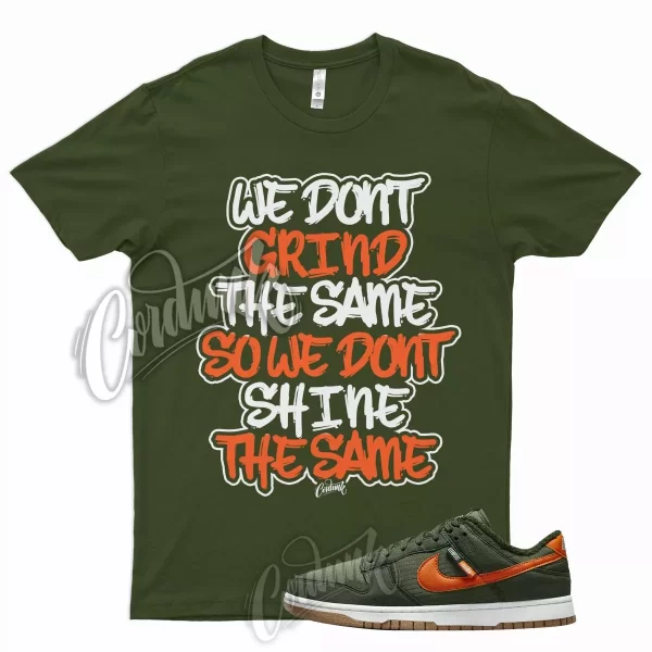 GRIND Shirt for N Dunk Low Next Nature Sequoia Olive Orange Vapormax 95 97 1 Jezsport.com