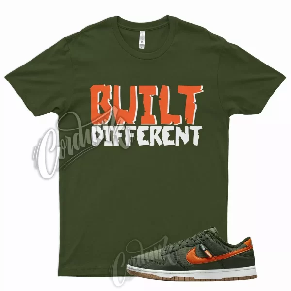 BUILT Shirt for N Dunk Low Next Nature Sequoia Olive Orange Vapormax 95 97 1 Jezsport.com