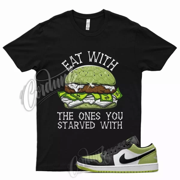 EAT T Shirt for J1 1 Low Vivid Green Snakeskin Snake Skin WMNS Python 11 5 Jezsport.com