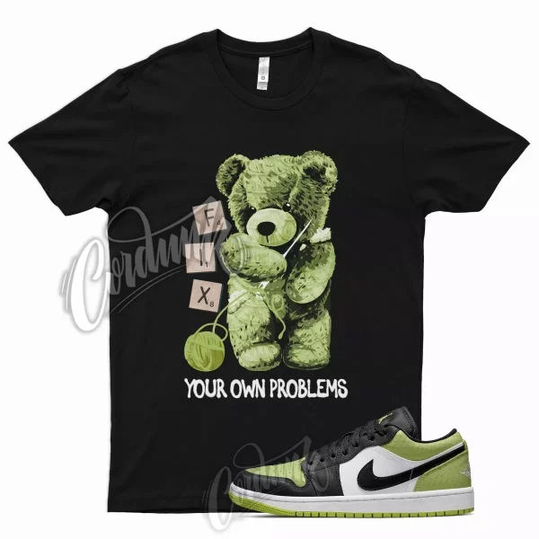 FIX T Shirt for J1 1 Low Vivid Green Snakeskin Snake Skin WMNS Python 11 5 Jezsport.com