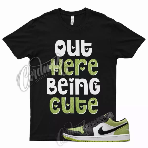 CUTE T Shirt for J1 1 Low Vivid Green Snakeskin Snake Skin WMNS Python 11 5 Jezsport.com