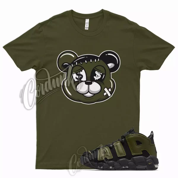 Olive STITCH T Shirt for Air More Uptempo Rough Green Vapormax 95 97 Legion Jezsport.com